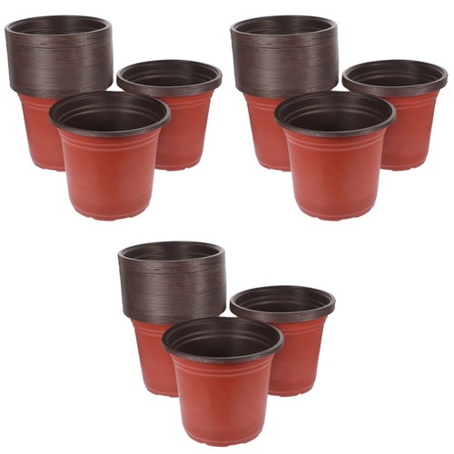 Small brown plastic nursery - brown,
