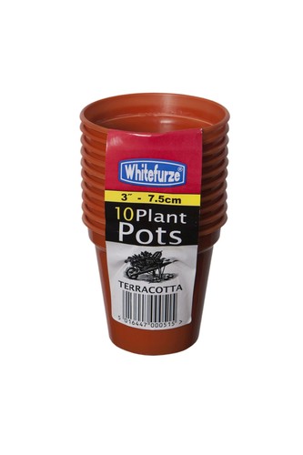 Small plastic seed pots - plastic,
