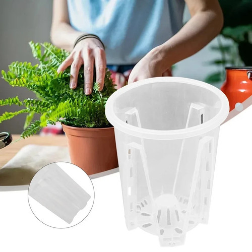 16cm orchid pot - pot, clear