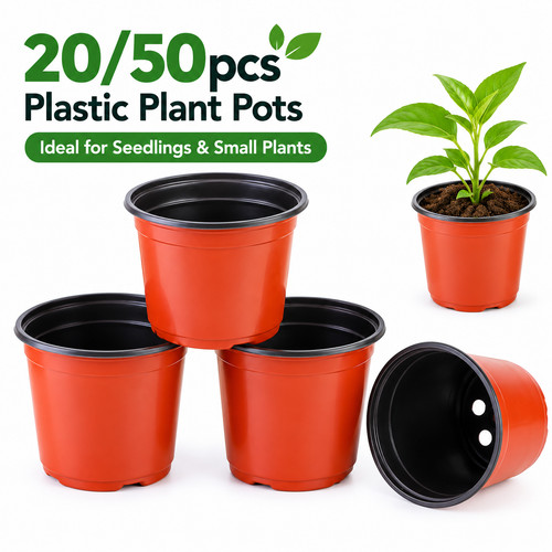 Plastic plant pots small - plastic,