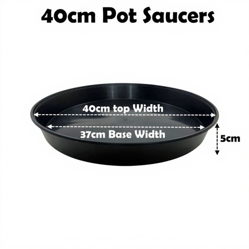 40cm plant pot saucers - 40cm,
