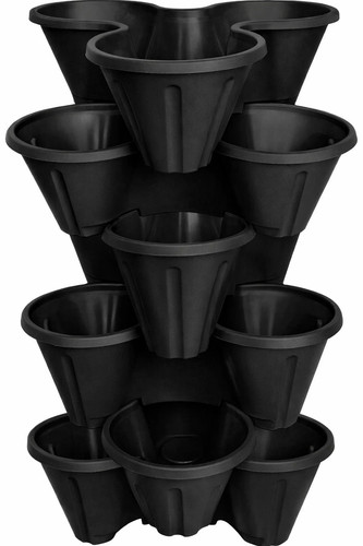 Black stackable 3 - x,