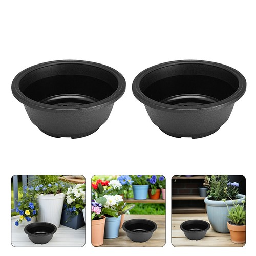 Durable black plastic - black, flower