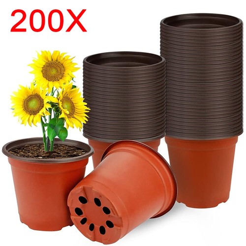 200pcs garden plastic plant - 200pcs,