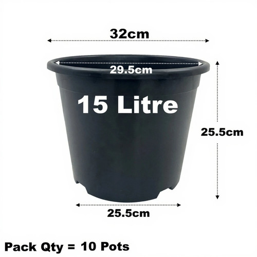 Litre black plant - 15,