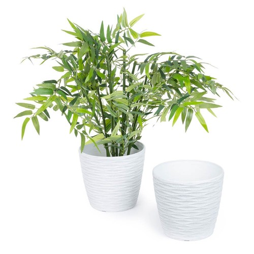 Livivo round plastic - plastic, plant