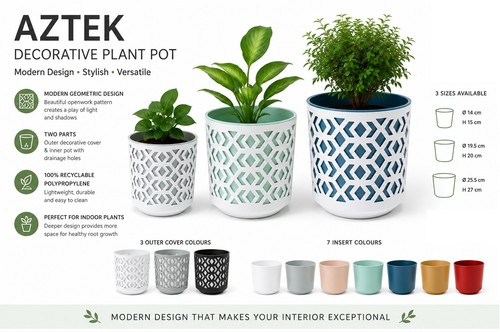 Round indoor plant pots modern - plant,