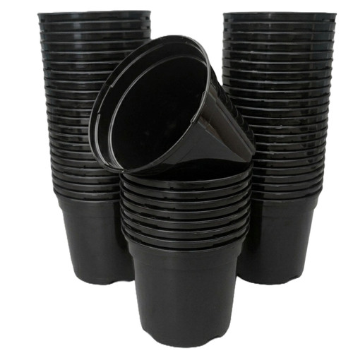 Plant pots black plastic - plant,