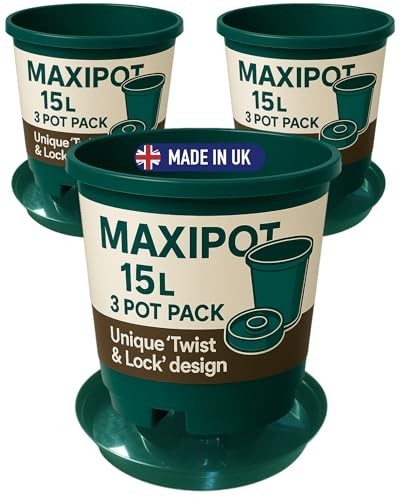 Pack 15l plant pots - 15l,