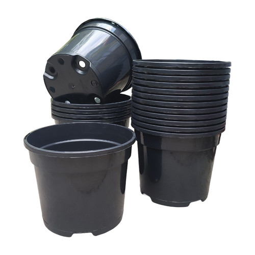 Plant pots black plastic - plant,