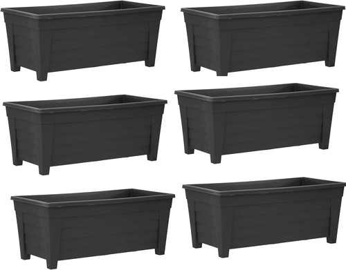 Large black plastic - 6, x