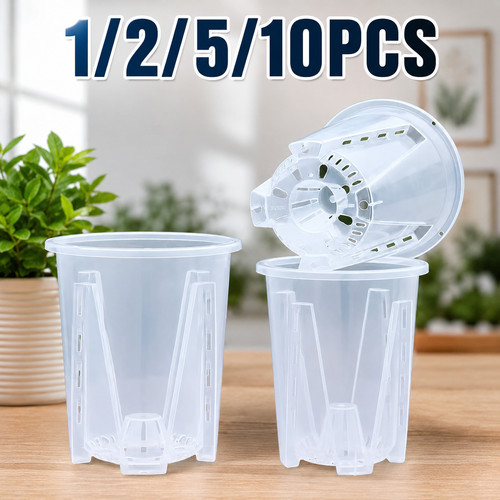 16cm orchid pot clear - 10/12/14/16cm,